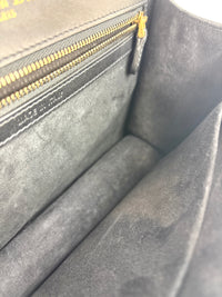 Lambskin Studded Medium Diorama Flap Bag Black