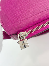 Kelly Wallet Medium Epsom Rose Pourpre PHW