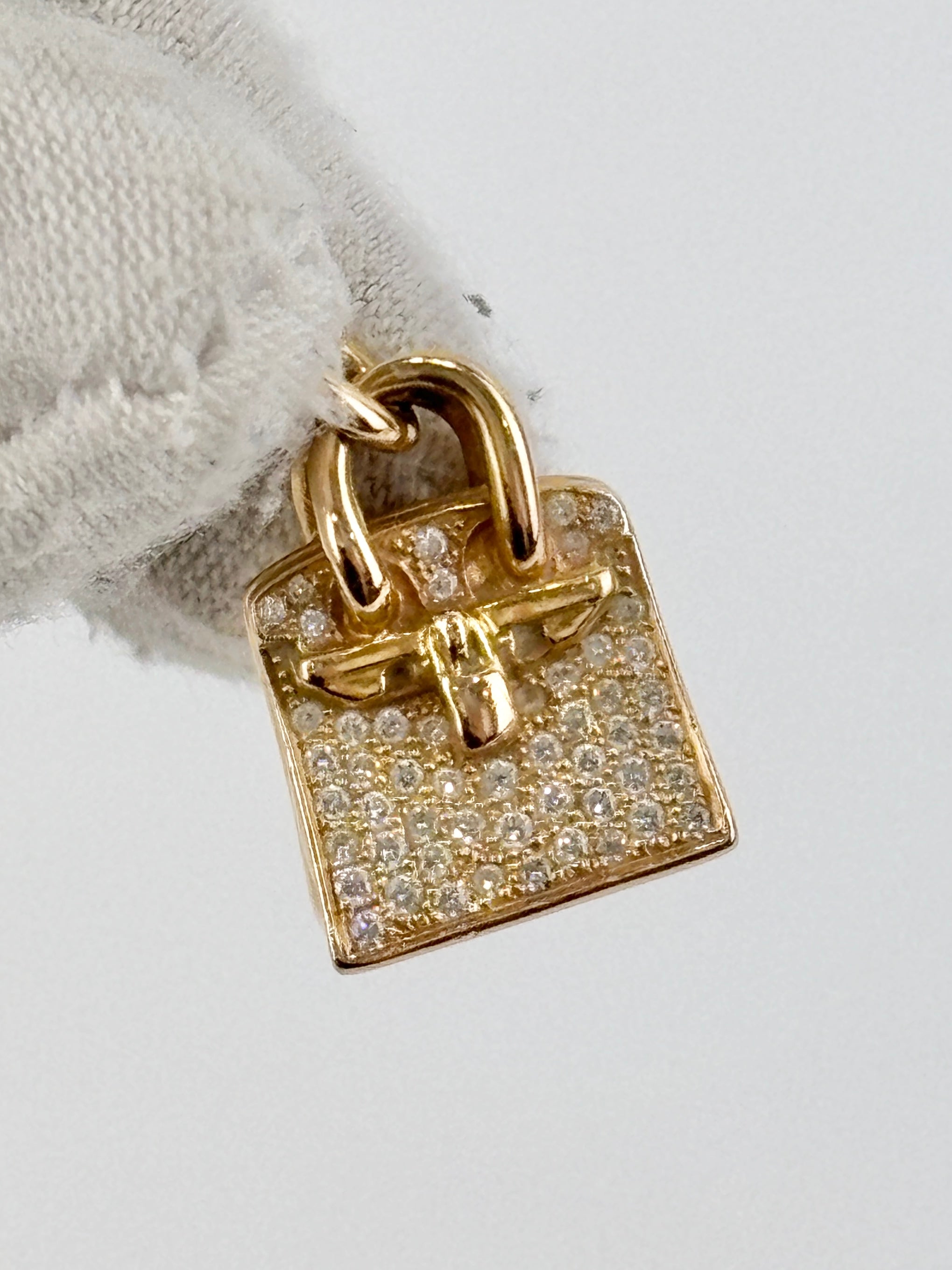 Birkin Amulette Pendant Necklace 18K Gold Diamond