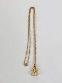 Birkin Amulette Pendant Necklace 18K Gold Diamond