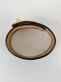 Goldmine Wrap Bracelet Black / Purple Snakeskin Size S