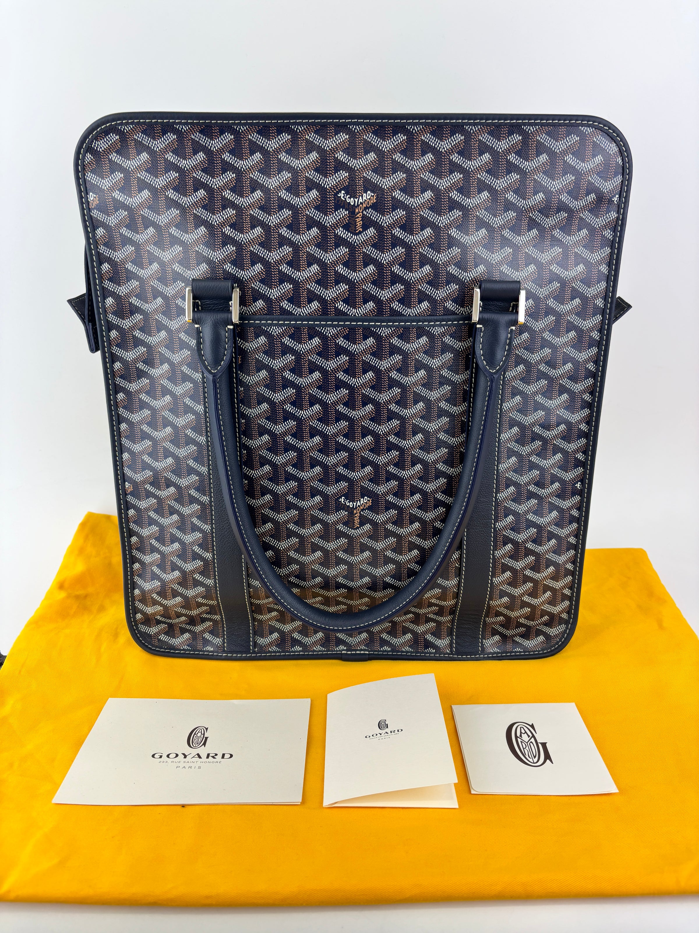 Bourgogne MM Bleu Marine Tote