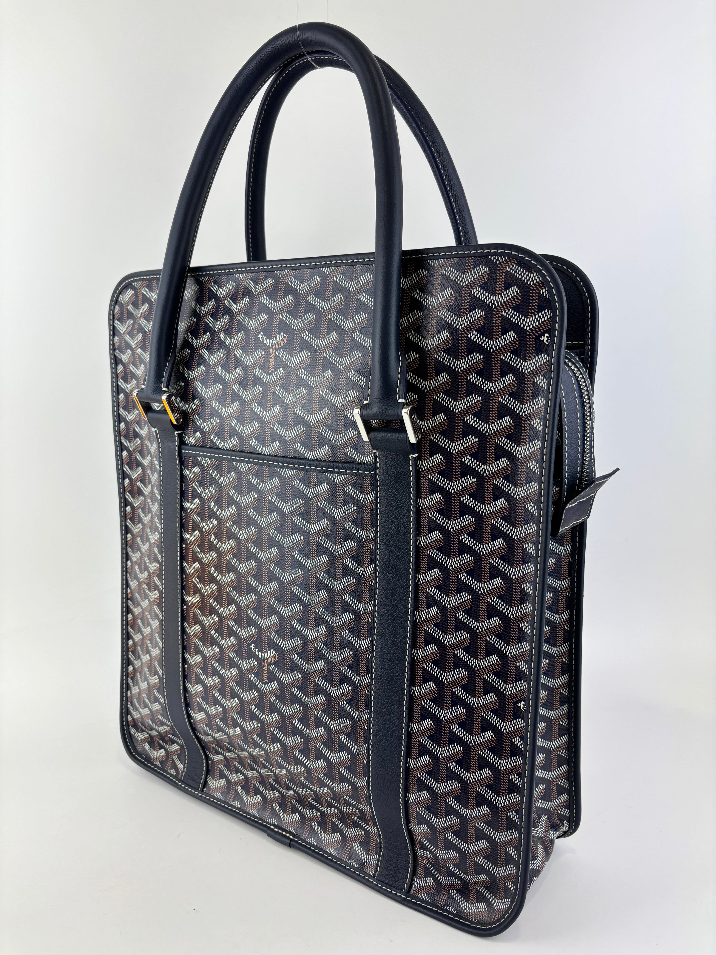 Bourgogne MM Bleu Marine Tote