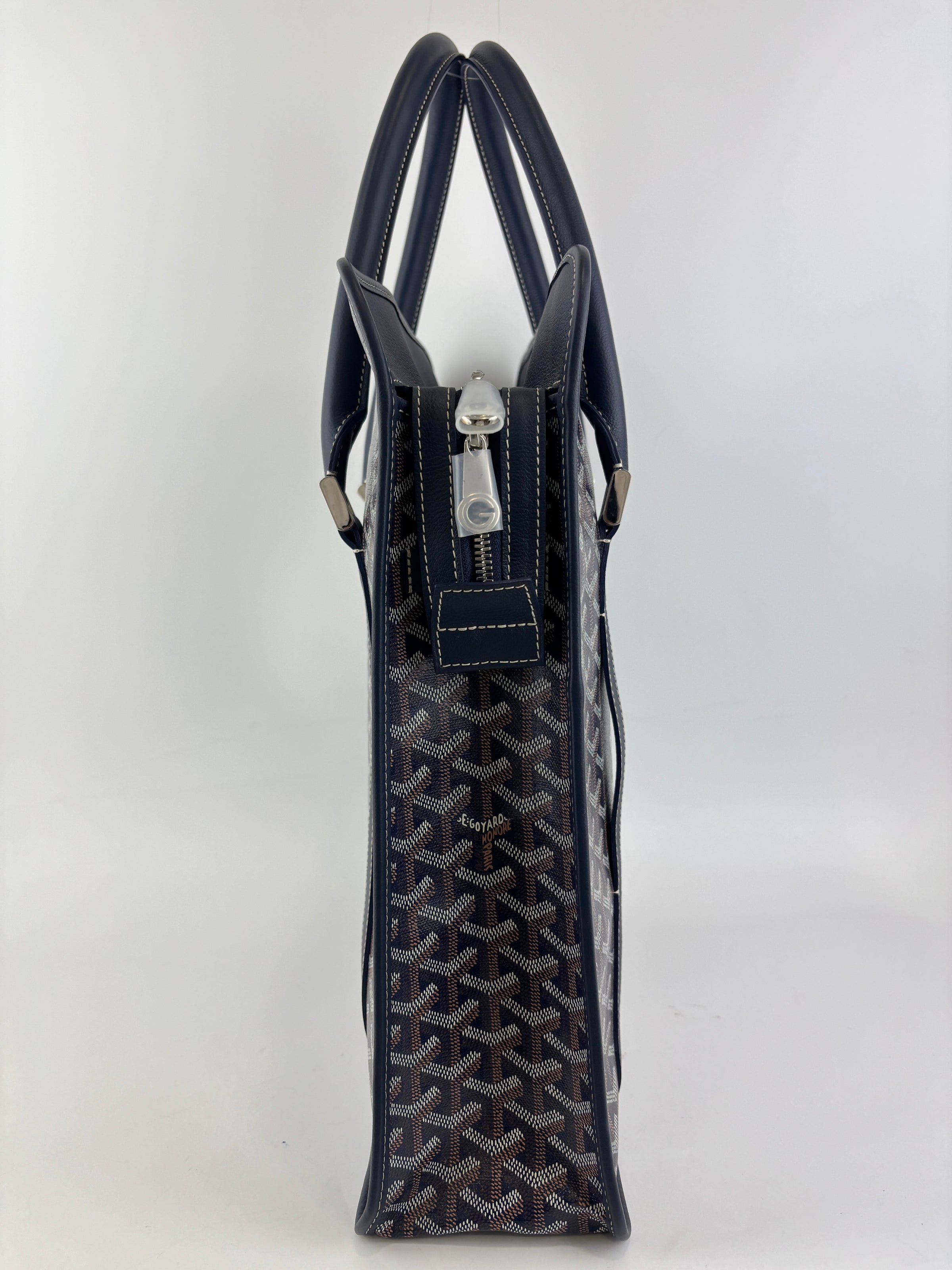 Bourgogne MM Bleu Marine Tote