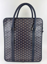Bourgogne MM Bleu Marine Tote