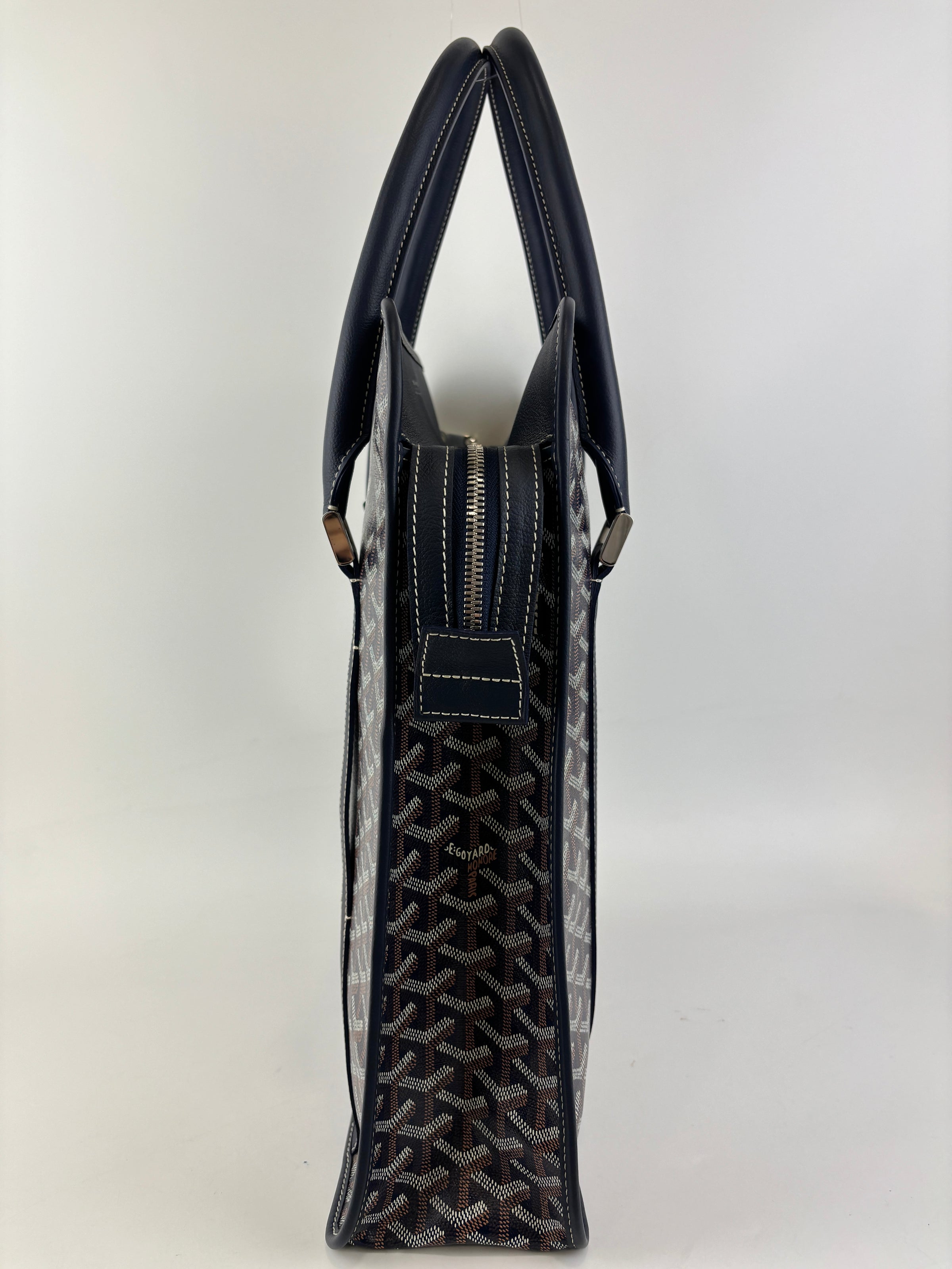 Bourgogne MM Bleu Marine Tote
