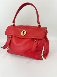 Muse Two Top Handle Bag in Red GHW