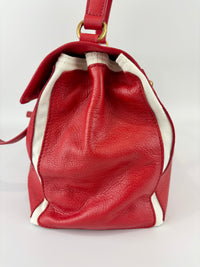 Muse Two Top Handle Bag in Red GHW
