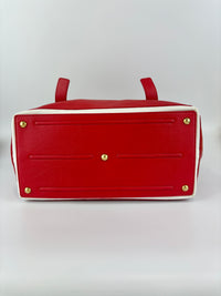 Muse Two Top Handle Bag in Red GHW