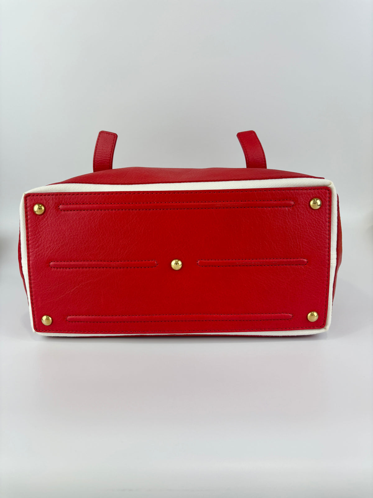 Muse Two Top Handle Bag in Red GHW