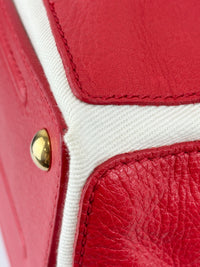 Muse Two Top Handle Bag in Red GHW