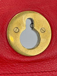 Muse Two Top Handle Bag in Red GHW