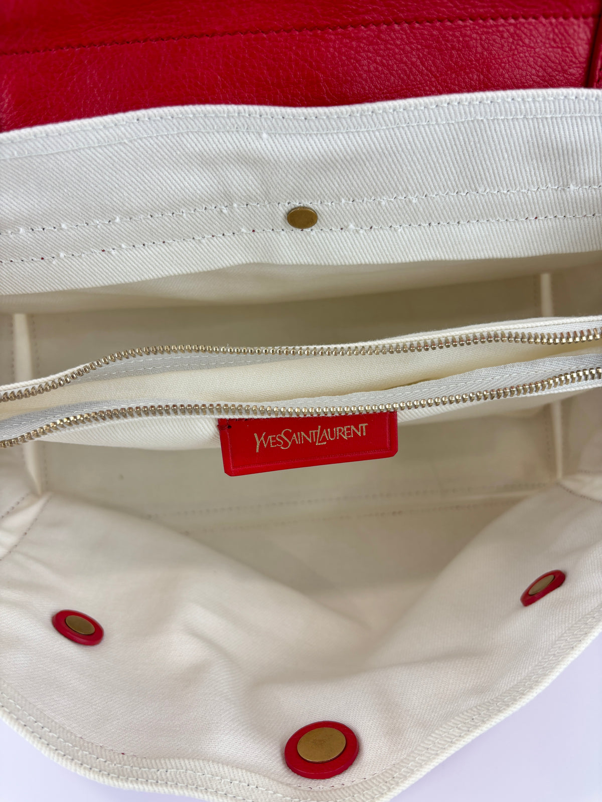 Muse Two Top Handle Bag in Red GHW