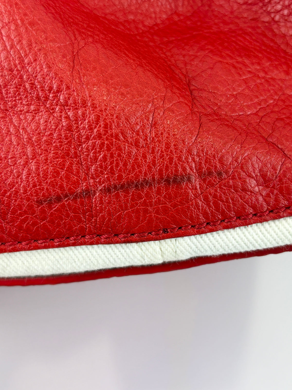 Muse Two Top Handle Bag in Red GHW
