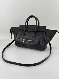Little Luggage in Black Supple Shiny Lambskin