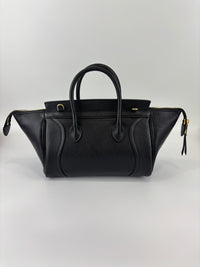 Little Luggage in Black Supple Shiny Lambskin