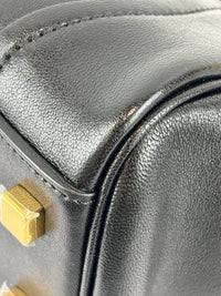 Little Luggage in Black Supple Shiny Lambskin