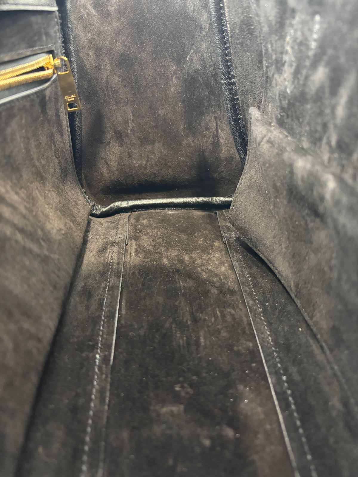 Little Luggage in Black Supple Shiny Lambskin