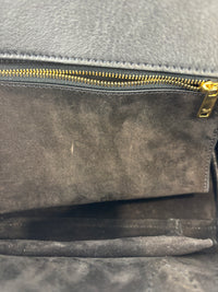 Little Luggage in Black Supple Shiny Lambskin