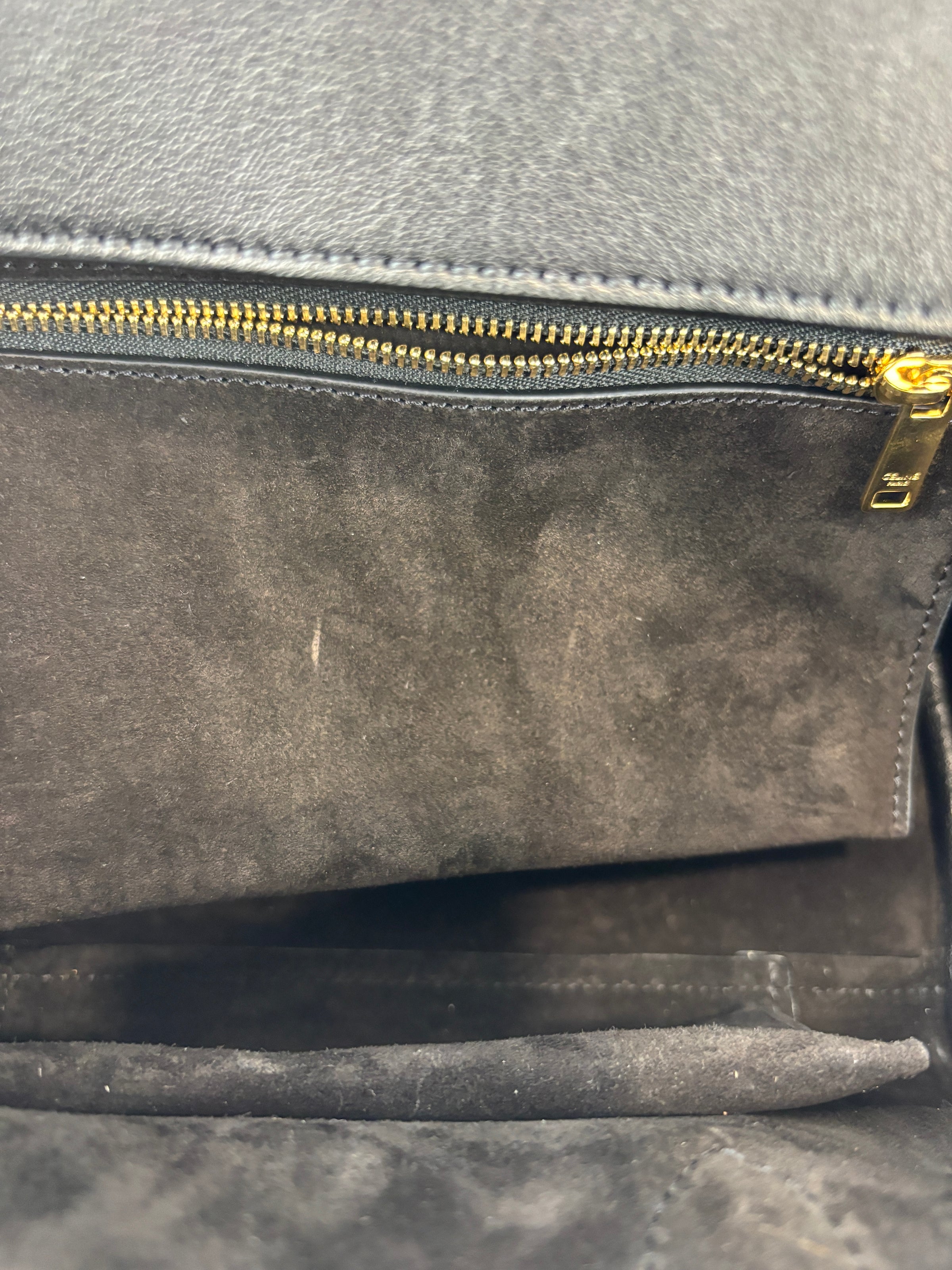 Little Luggage in Black Supple Shiny Lambskin