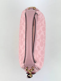 Pink Carmen Mini Crossbody Bag In Signature Canvas CAM83 - Glampot