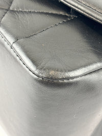 Vintage Small Diana Flap Bag Black Quilted Lambskin 24K GHW