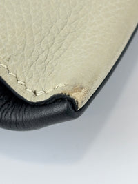 Togo Cabavertige 24 Pouch Noir, Gris Perle & Bleu Electrique