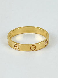 Love Ring Yellow Gold Small Size 60