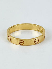 Love Ring Yellow Gold Small Size 60