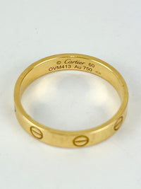 Love Ring Yellow Gold Small Size 60