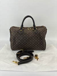 Speedy 30 Bandouliere Mini Lin Idylle Fusain