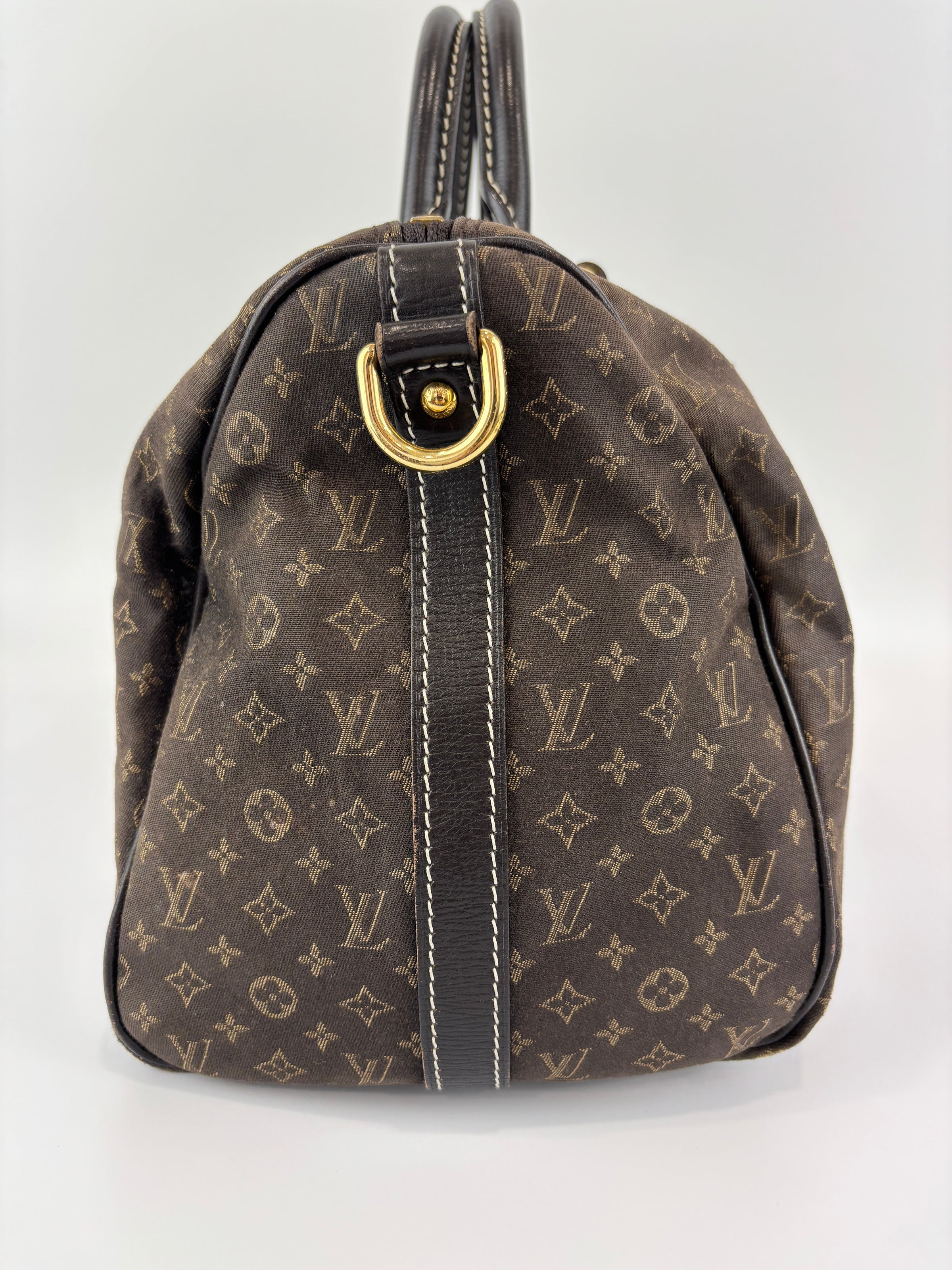 Speedy 30 Bandouliere Mini Lin Idylle Fusain