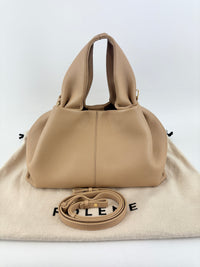 Textured Calfskin Numero Neuf in Taupe