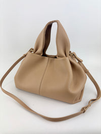 Textured Calfskin Numero Neuf in Taupe
