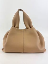 Textured Calfskin Numero Neuf in Taupe