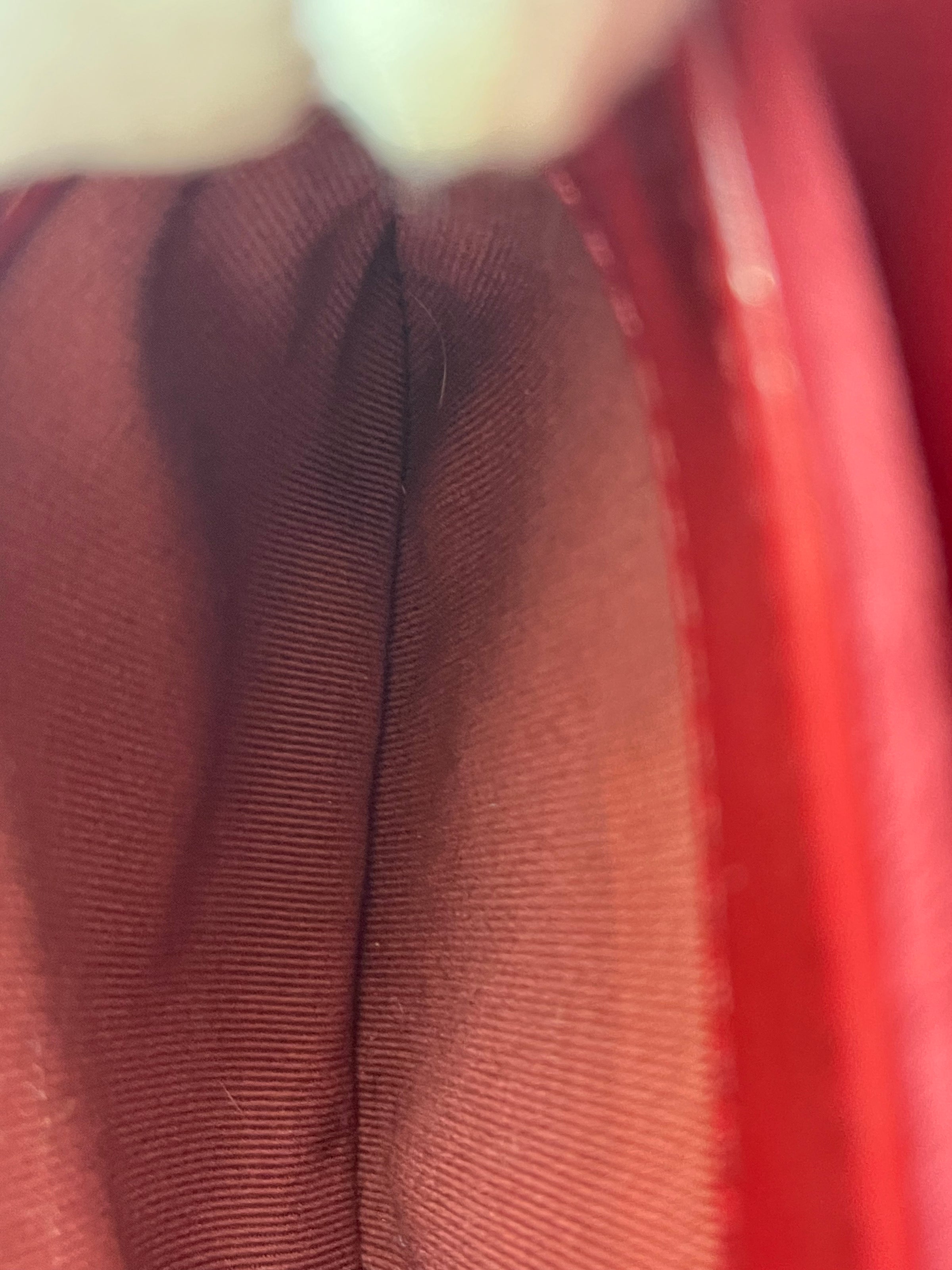 AS3402 Red Shiny Calfskin with Suede My Sweet CC Flap Bag - Glampot