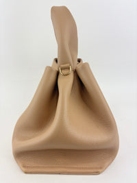 Textured Calfskin Numero Neuf in Taupe