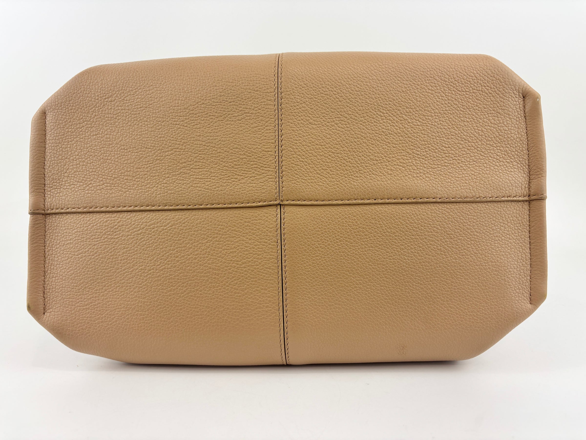 Textured Calfskin Numero Neuf in Taupe