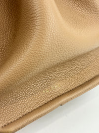 Textured Calfskin Numero Neuf in Taupe