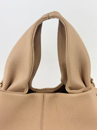 Textured Calfskin Numero Neuf in Taupe