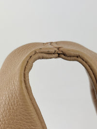 Textured Calfskin Numero Neuf in Taupe