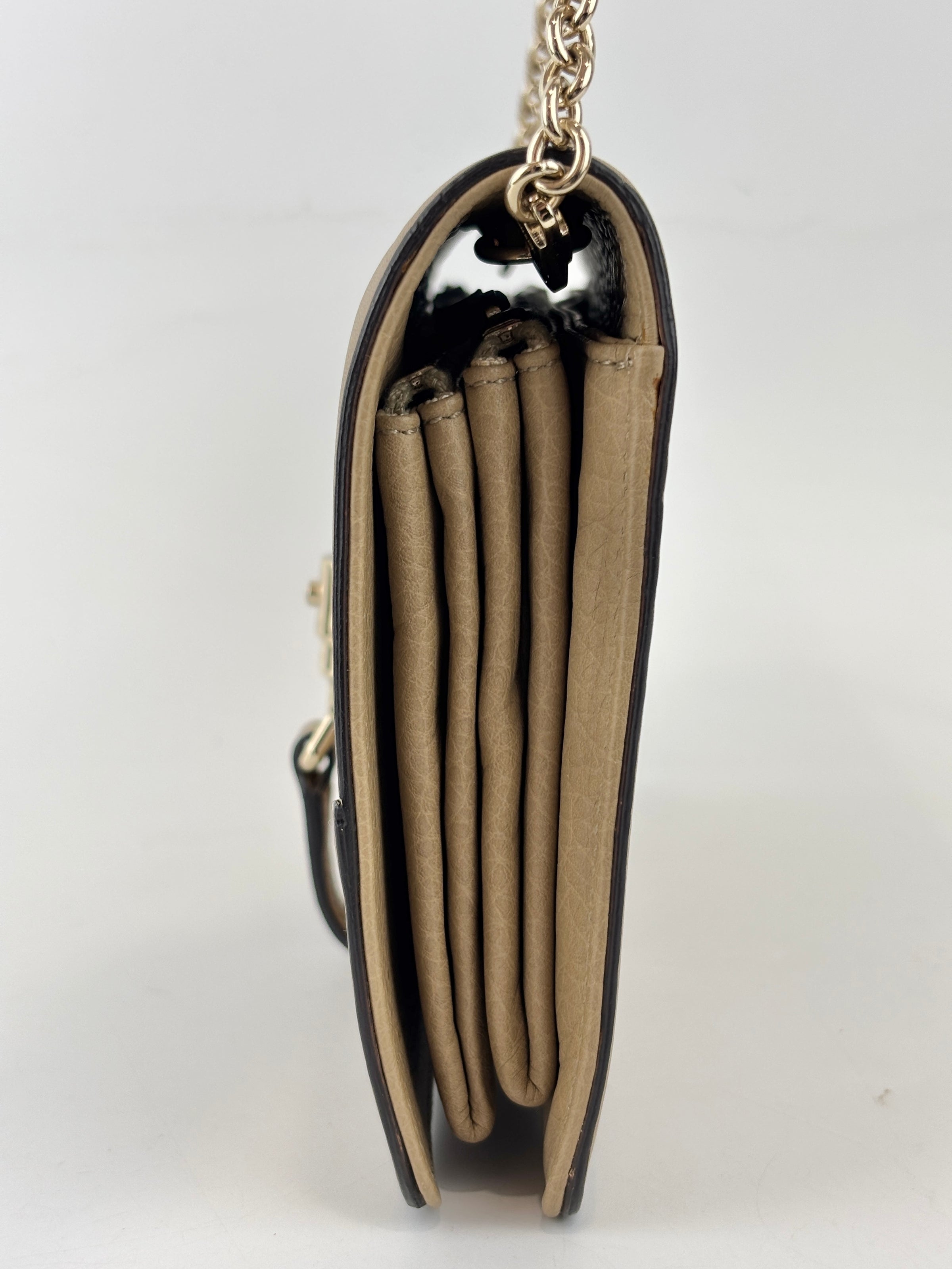 283061 Piston Broadway Evening Bag in Beige