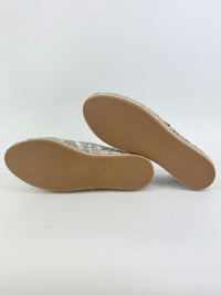 Oblique Embroidered Granville 15mm Espadrilles Grey Stone Size 36.5