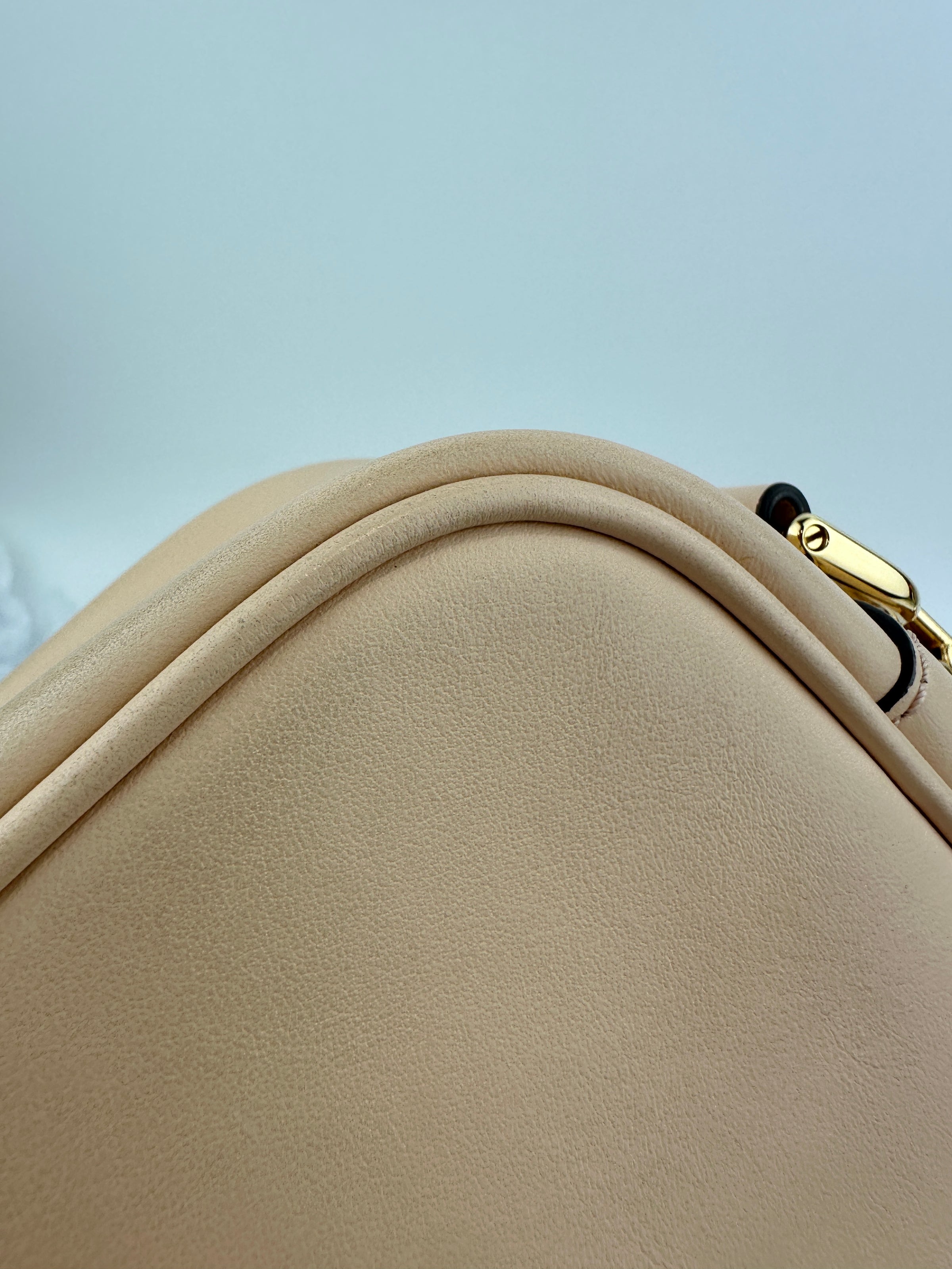 Vitello Century Opaco F is Fendi Beige Camera Case Bag