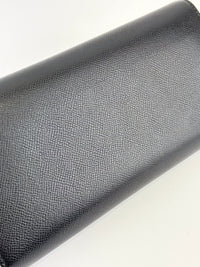 Gancini Clip Clutch with Chain Black Pebble Calf GHW