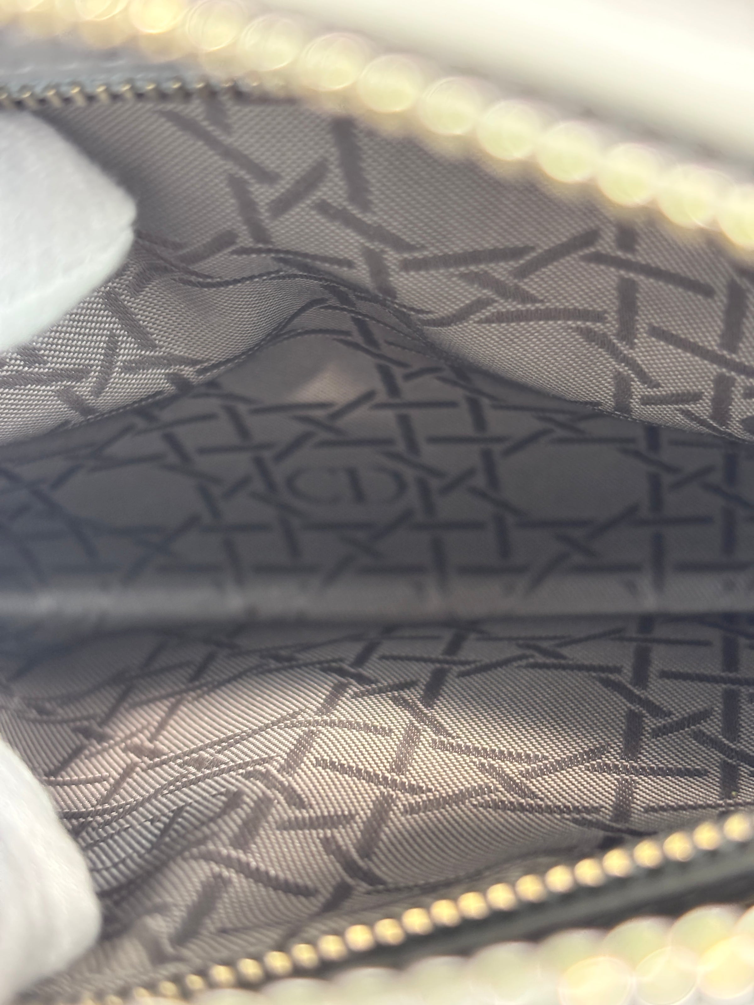 Lady Dior Medium Metallic Silver Lambskin GHW