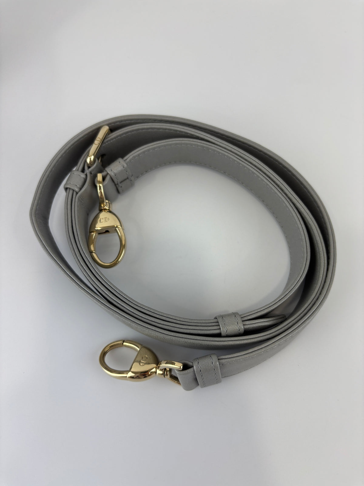 Lady Dior Medium Metallic Silver Lambskin GHW