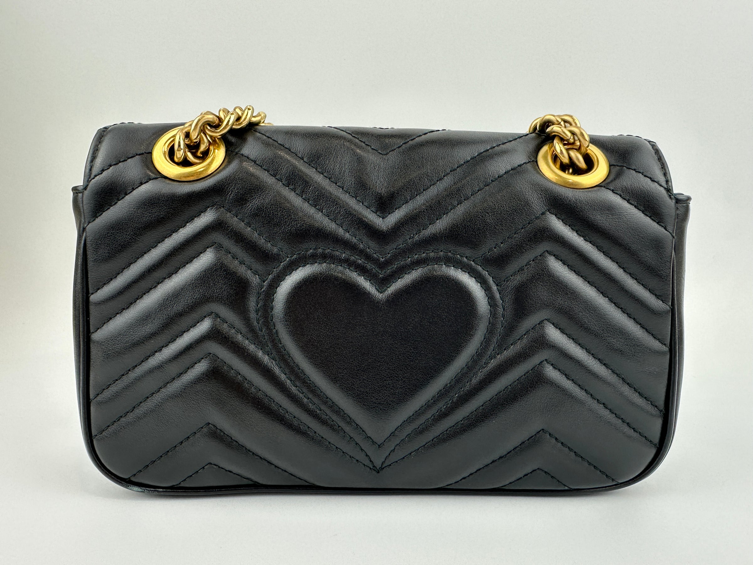 Marmont Mini Matelassé Black Shoulder Bag