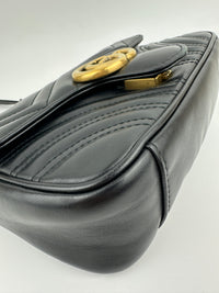 Marmont Mini Matelassé Black Shoulder Bag