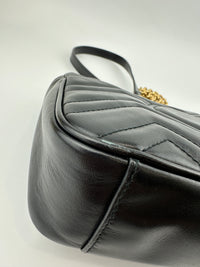 Marmont Mini Matelassé Black Shoulder Bag